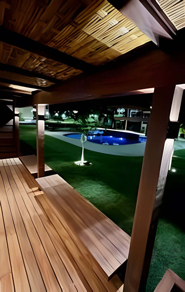Apê Terraço do Mar | Deck & Rede em Carneiros