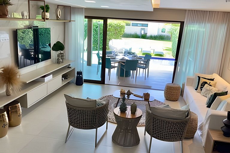 Bangalô Mar & Sol | Luxo Beira-Mar em Carneiros