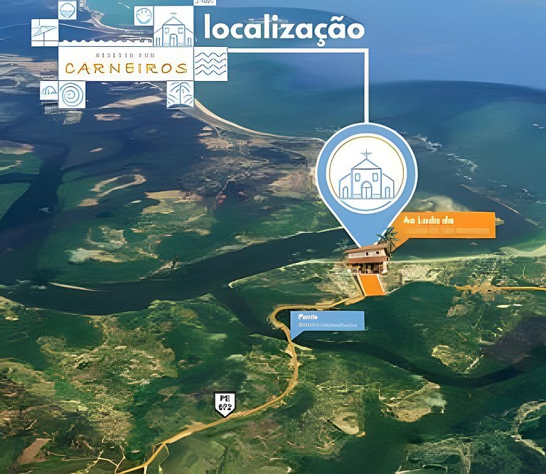 Bangalô Horizonte | Luxo & Mar em Carneiros