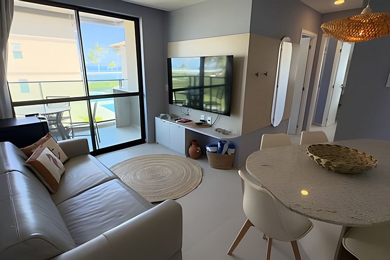Apê Muro Alto | Estilo, Lazer e Praia á Beira-Mar