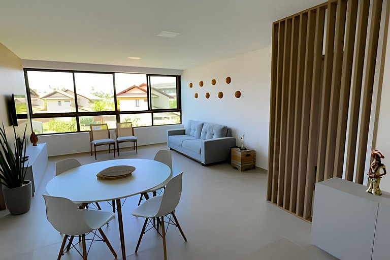 Apê Mandacaru | Refúgio Pé na Areia em Carneiros