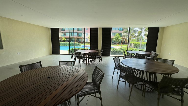 Apê Terraço do Mar | Deck & Rede em Carneiros